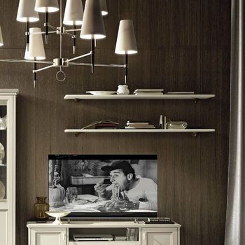 Giotto Italian Bianco Antico Wall Shelf