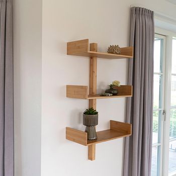 Villa Natural Bamboo 3 Shelves Shelf