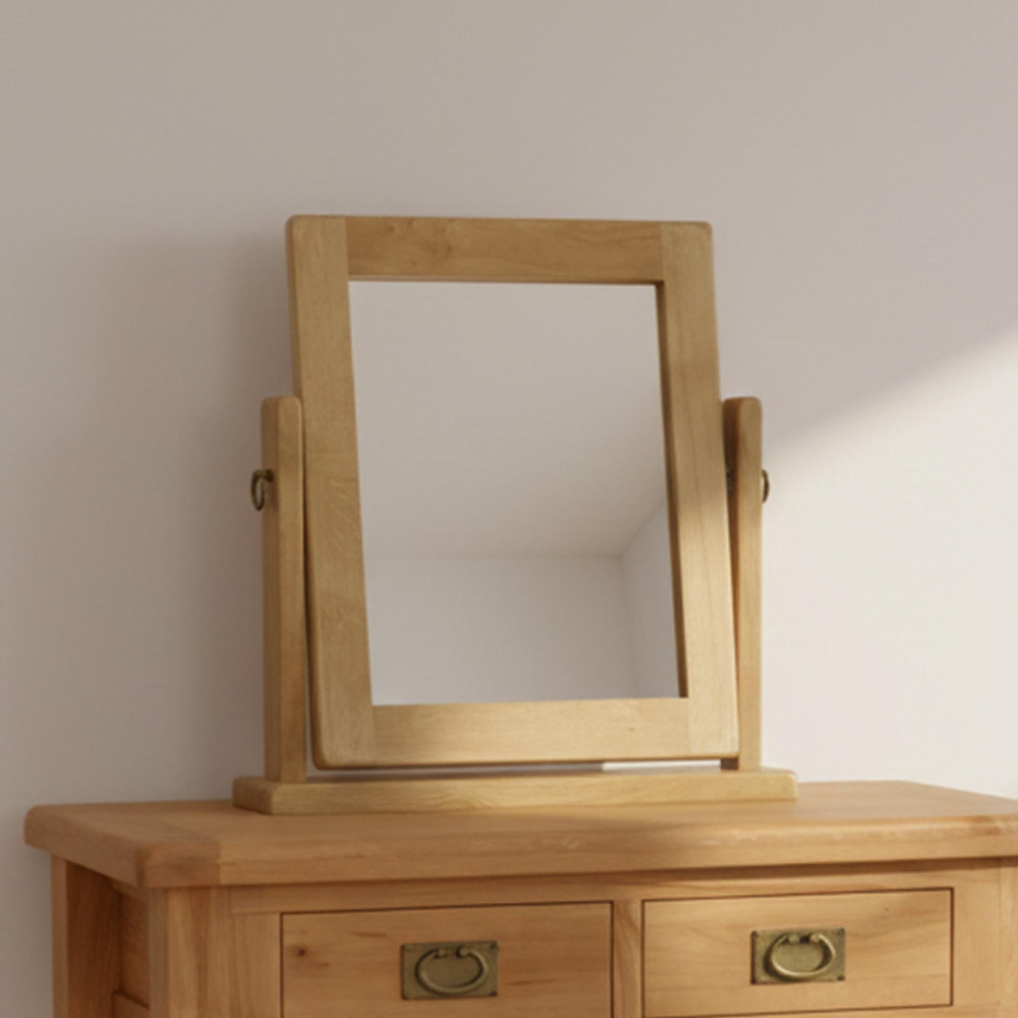 Salisbury Premium Dressing Mirror - Oak