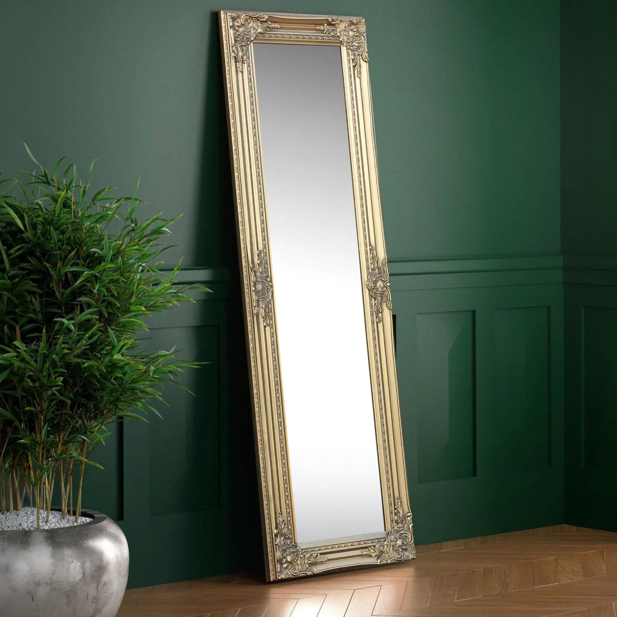 Palais Leaner Mirror - Rectangular - Gold