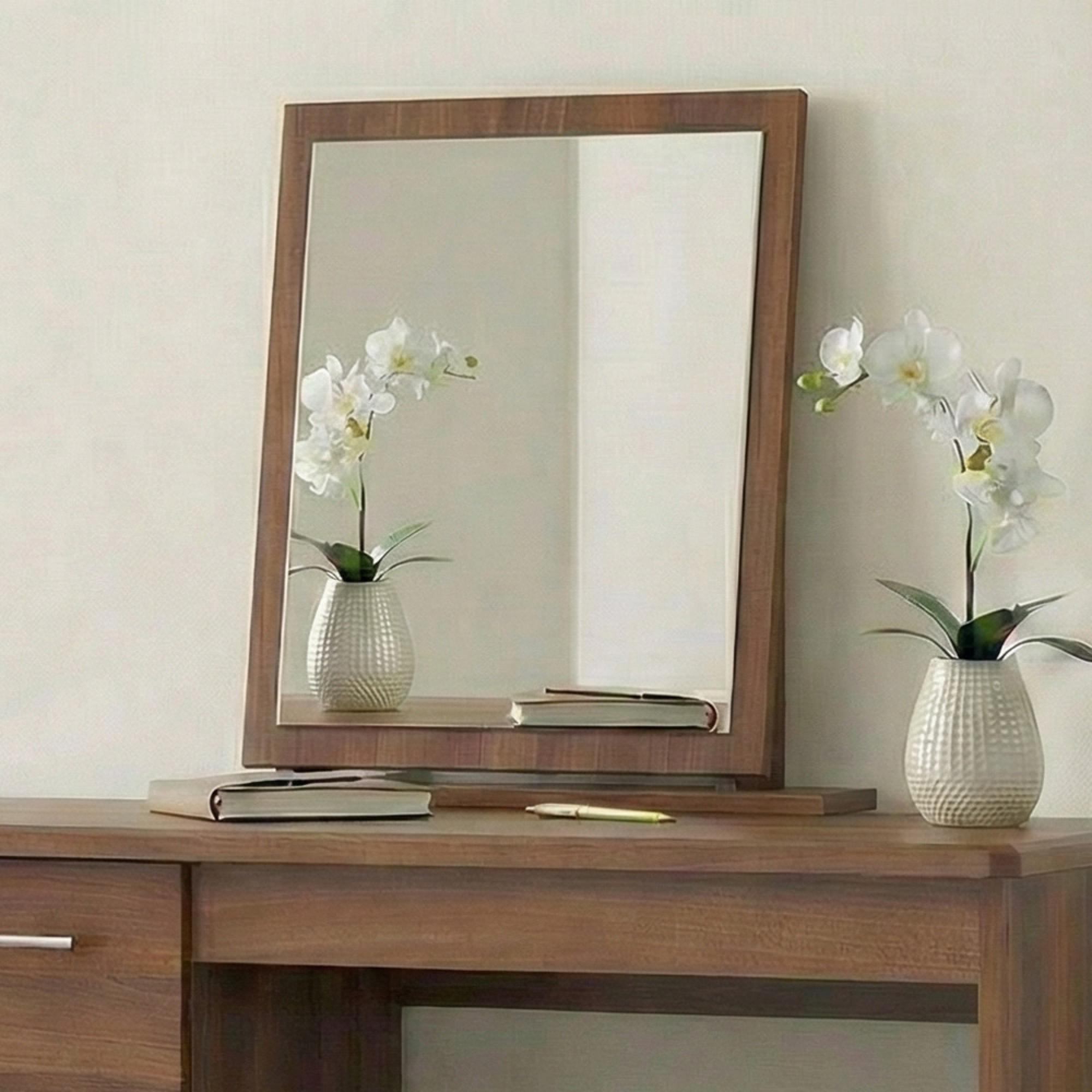 Knightsbridge Small Dressing Mirror - Walnut