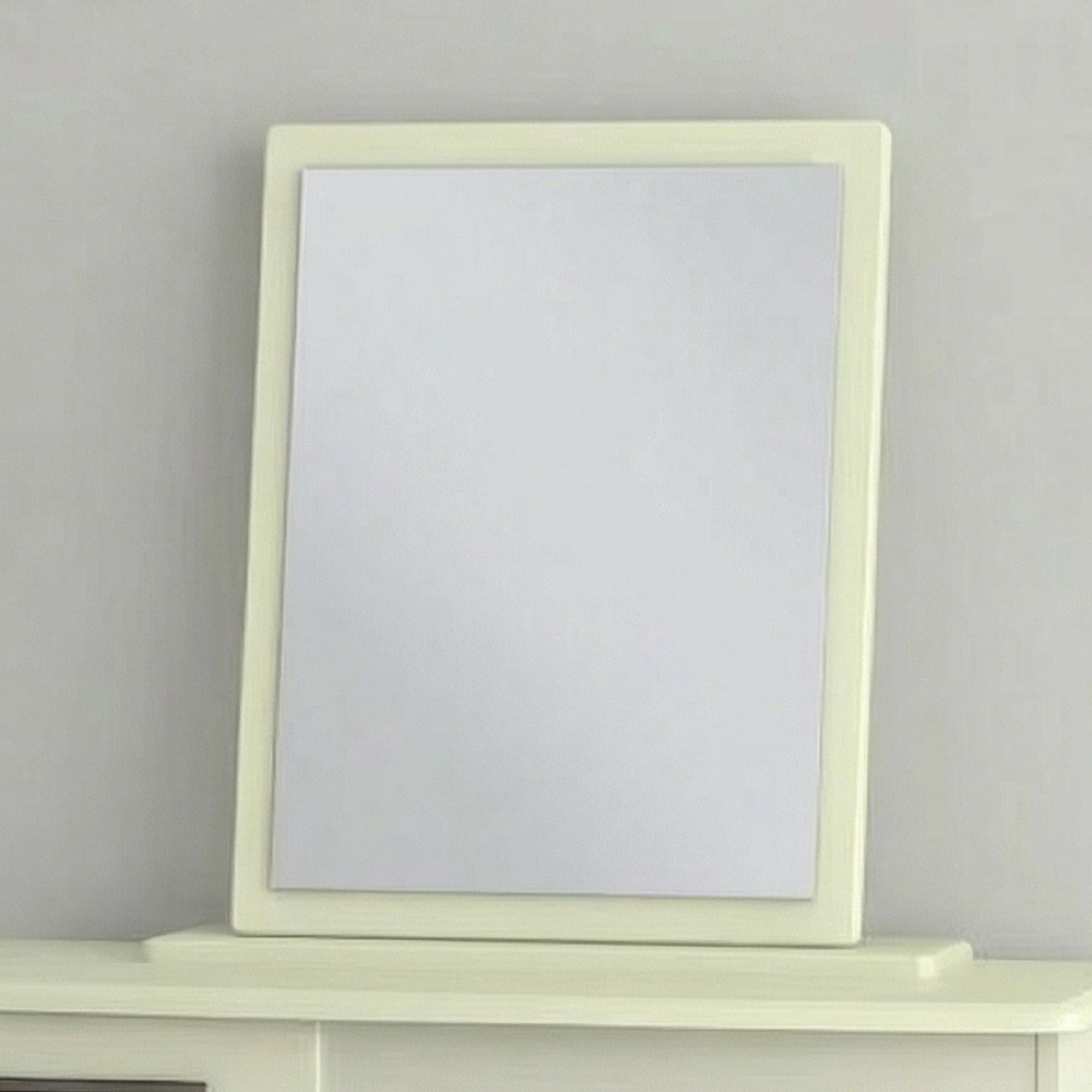 Knightsbridge Dressing Mirror - Small - Cream Gloss