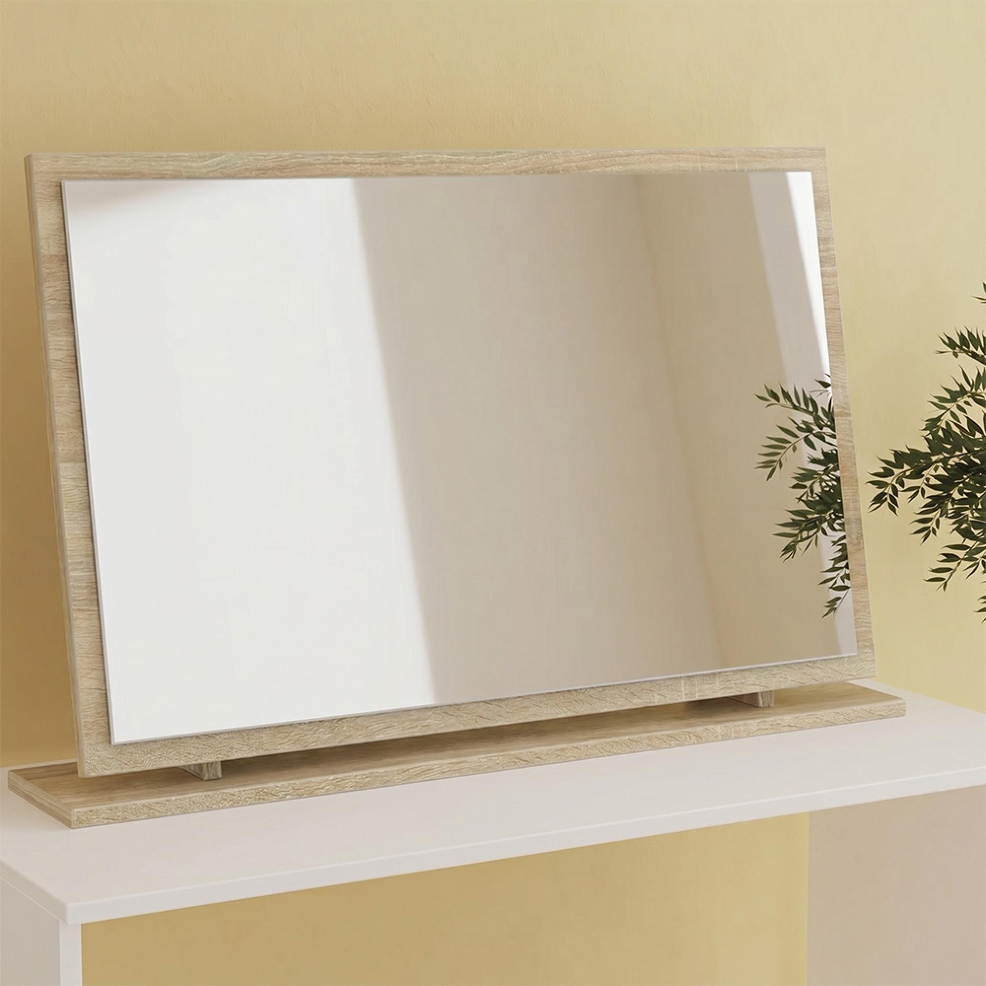 Monaco Dressing Mirror - Large - Light Oak