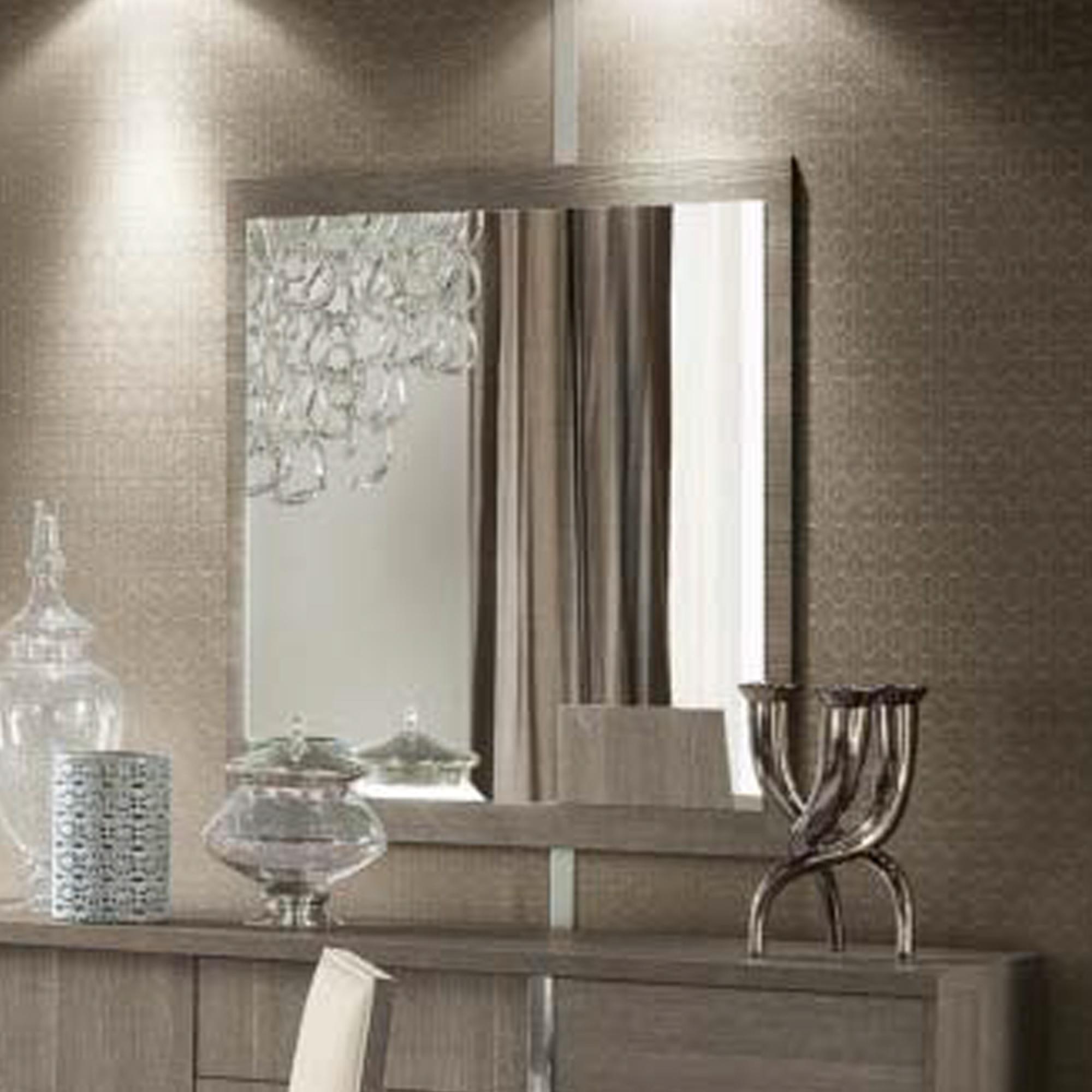 Tivoli Wall Mirror - Grey Wood