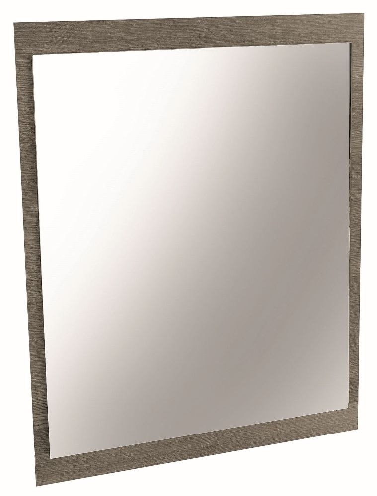 Tivoli Wall Mirror - Grey Wood