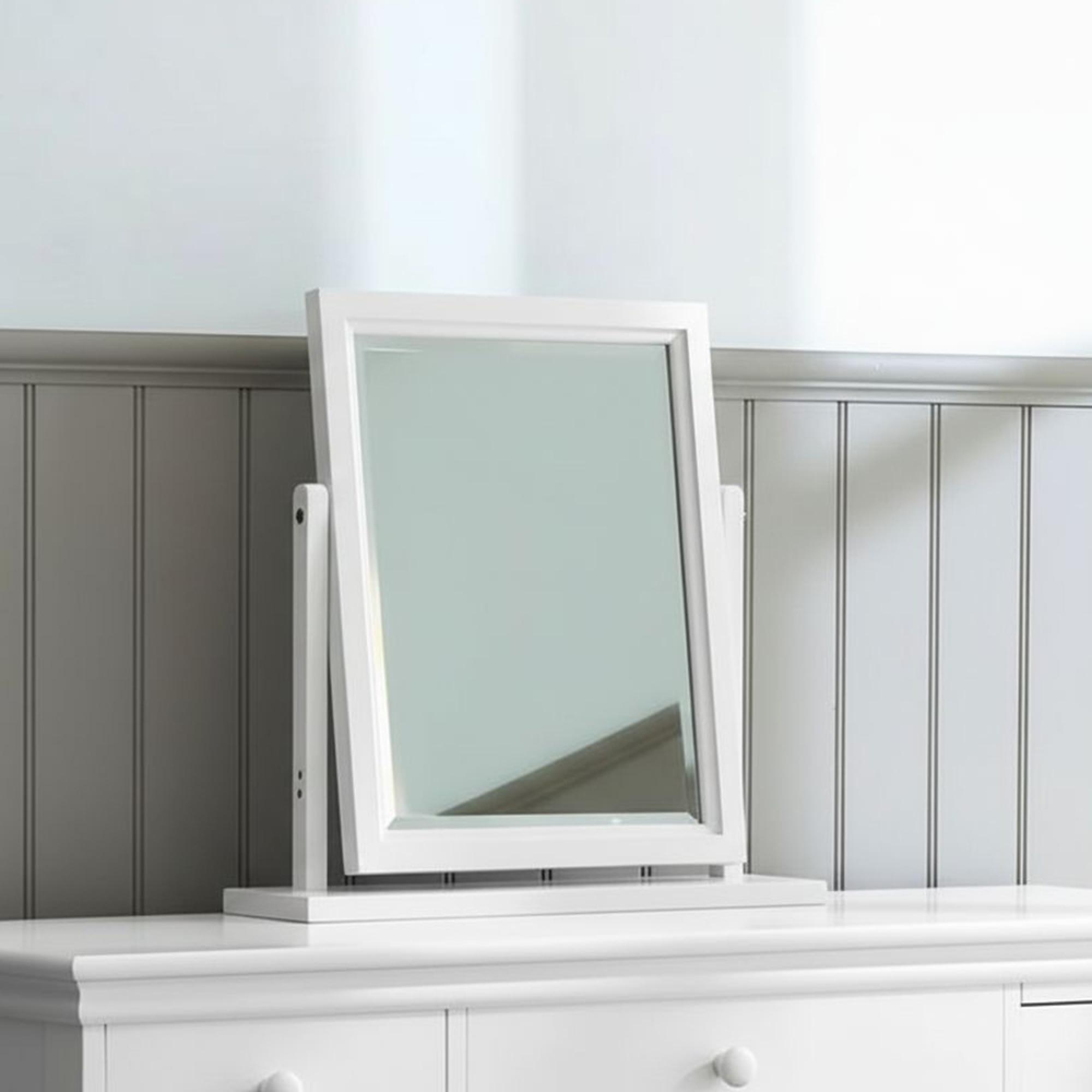 Bordeaux Dressing Mirror - White