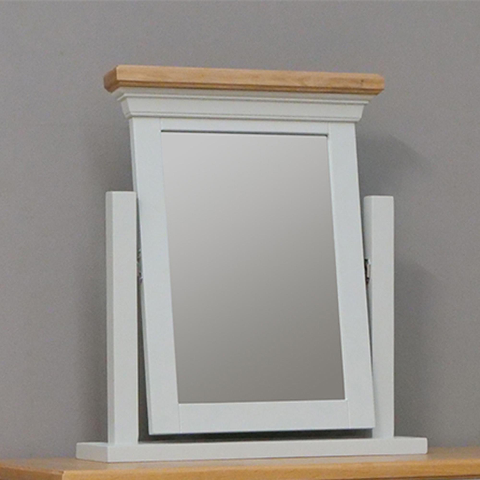 Cotswold Dressing Mirror - Oak and Painted