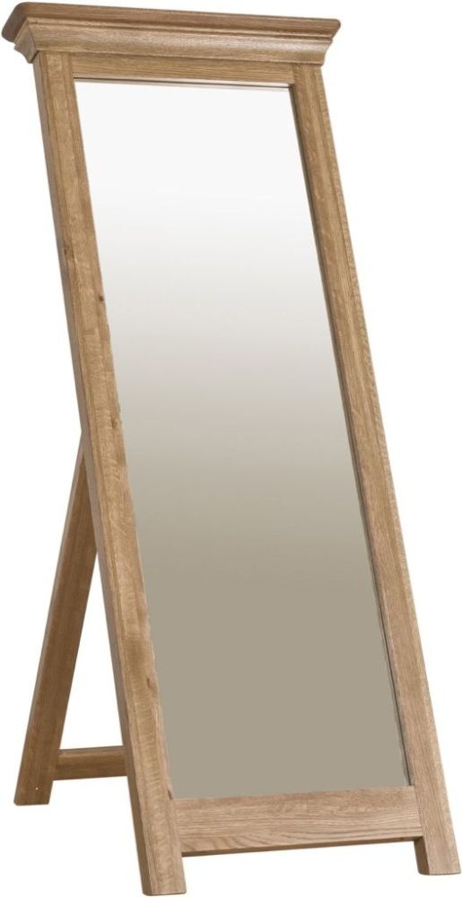 Lyon Cheval Mirror - 59cm x 147cm - Oak