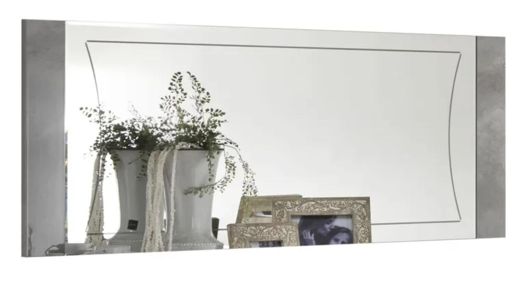 Milo Wall Mirror - Grey