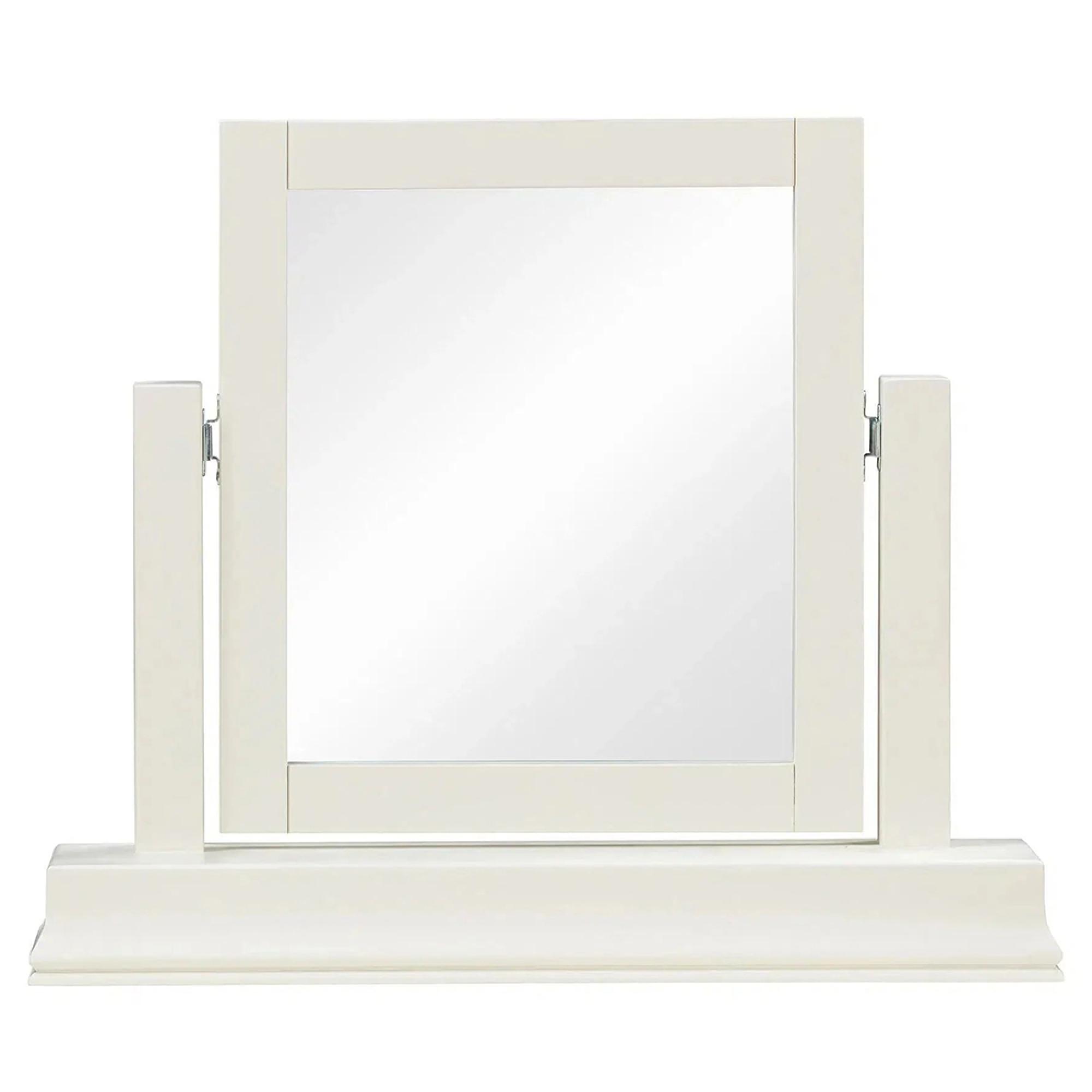 Paisley Cream Painted Vanity Mirror