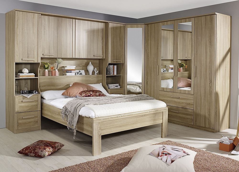 Rivera Bedroom Set - Sonoma Oak - 140cm Bed