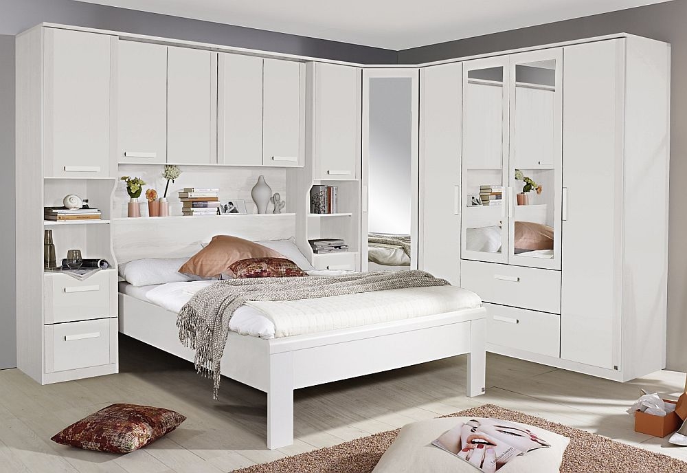 Rivera Bedroom Set - White - 160cm Bed