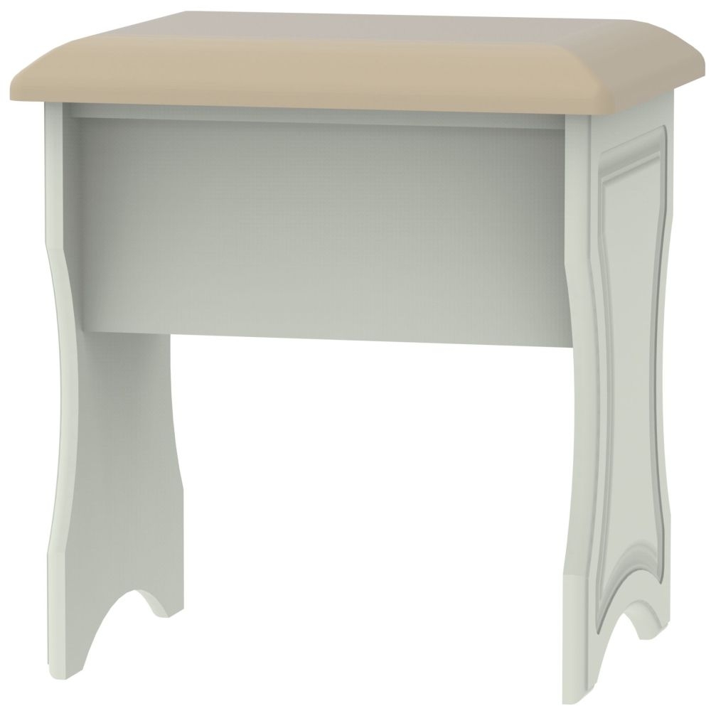 Balmoral Dressing Stool - Padded - Cashmere