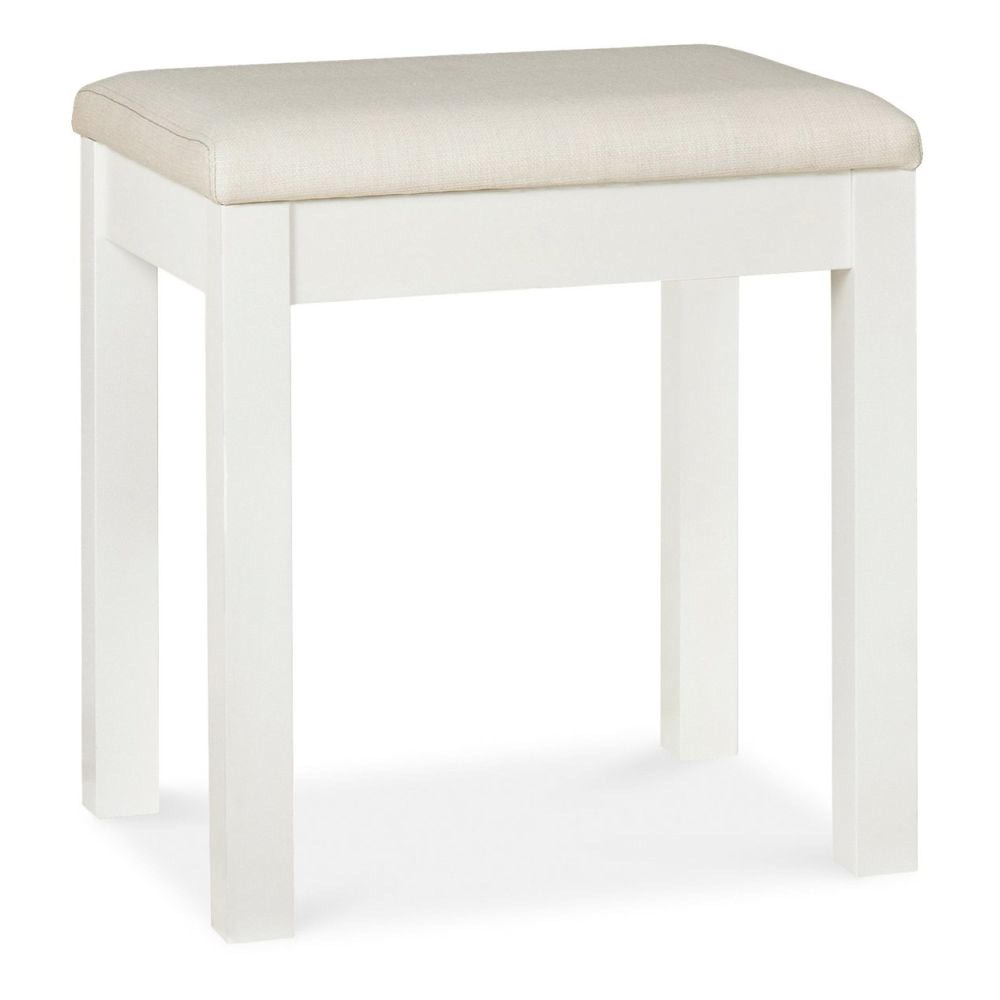 Atlanta Two Tone Stool - Sand Fabric