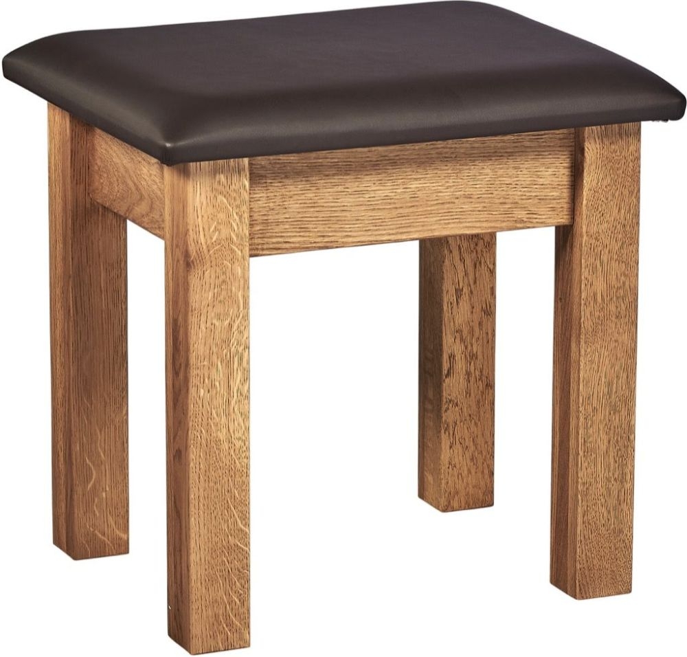 Kent Dressing Stool - Oak