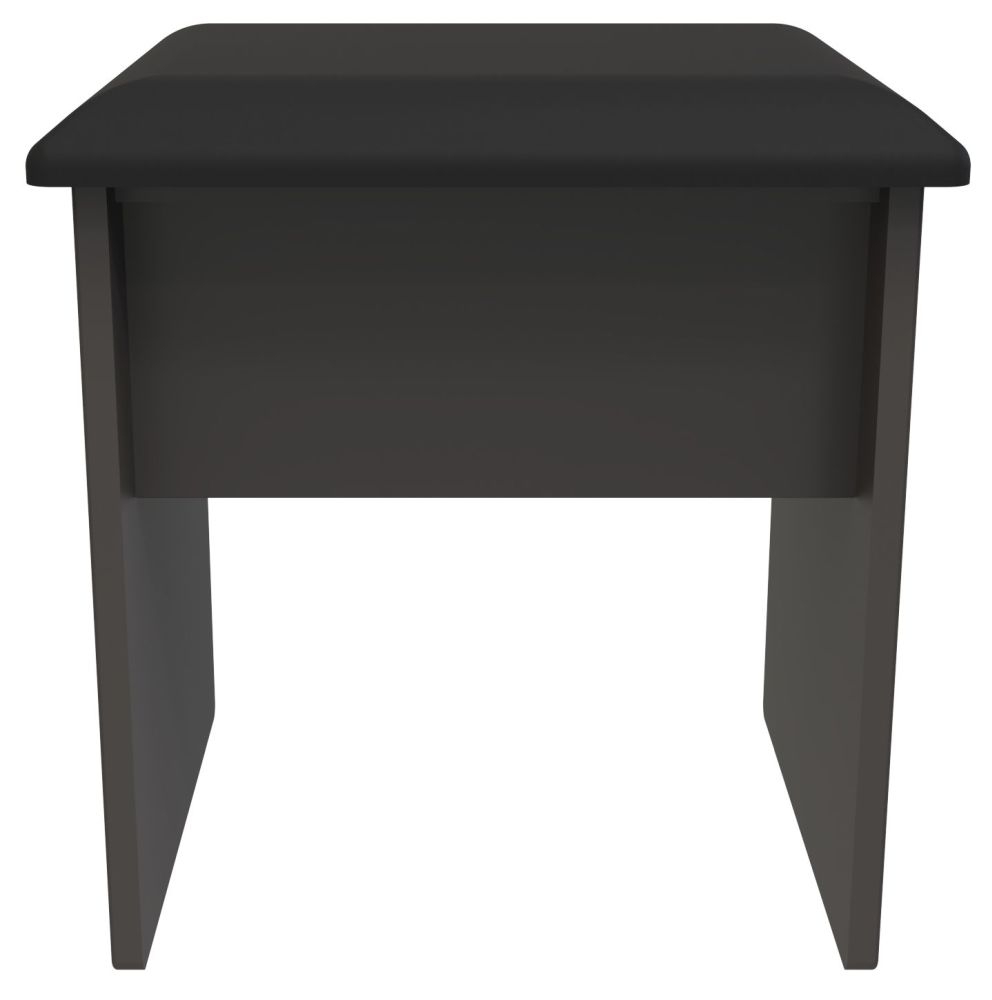 New York Dressing Stool - Padded - Graphite