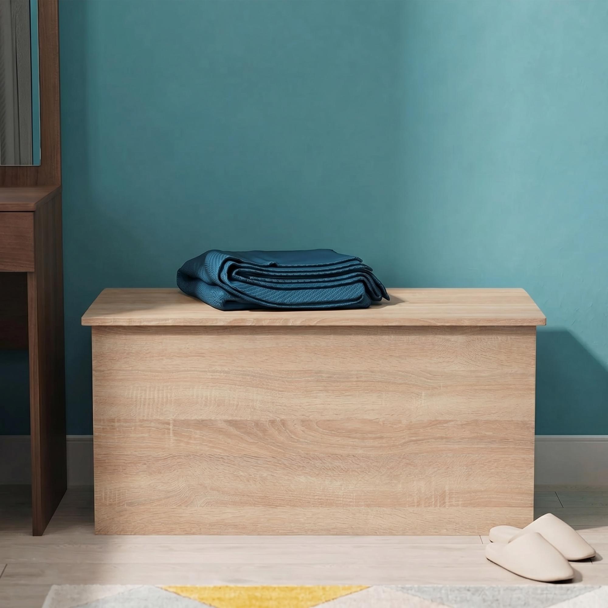 Avon Blanket Box - Oak