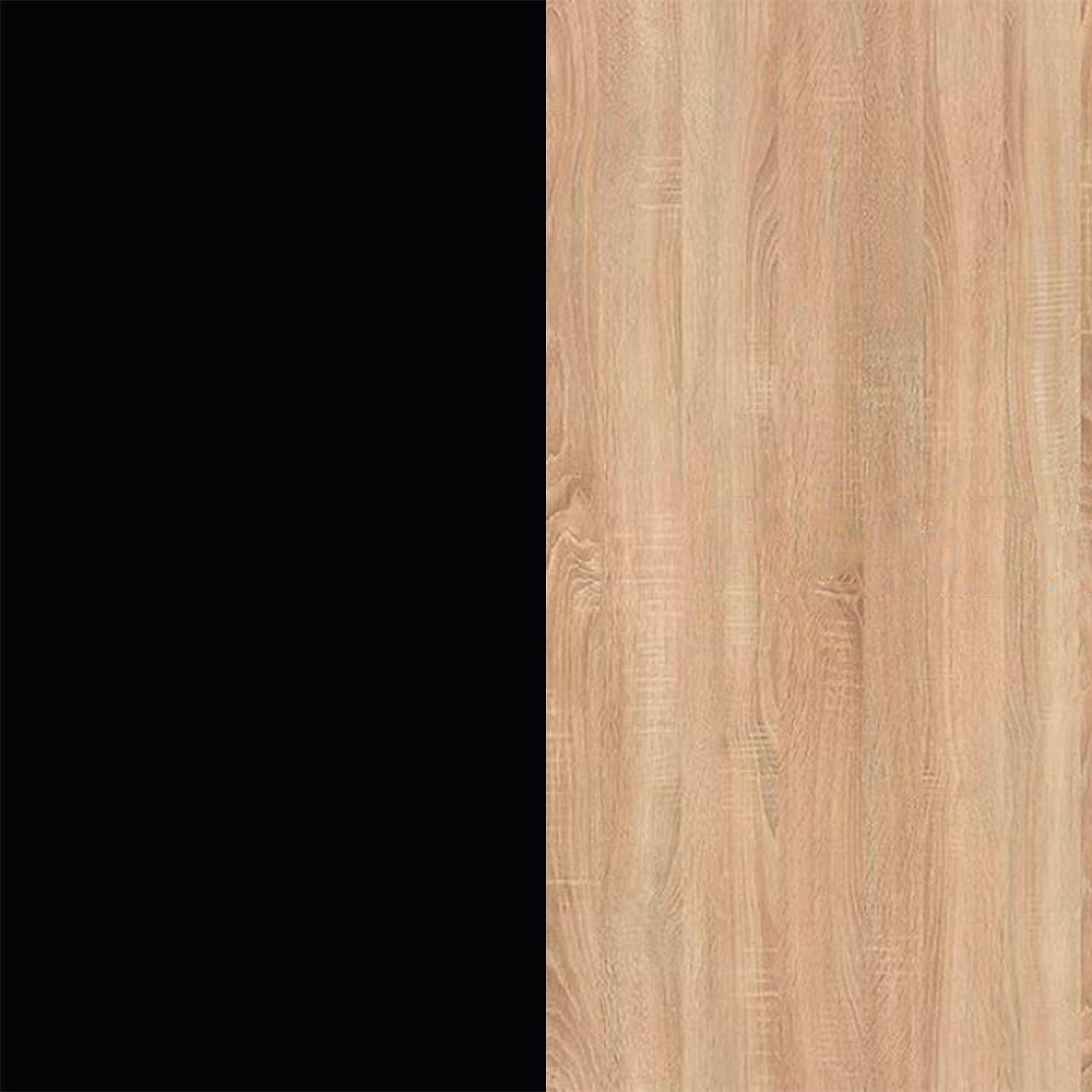 Deep Black Front and Bardolino Base