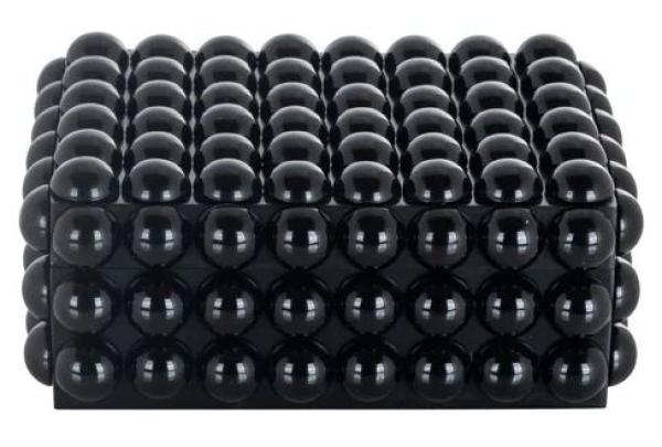 Bubble Black Small Jewellery Box