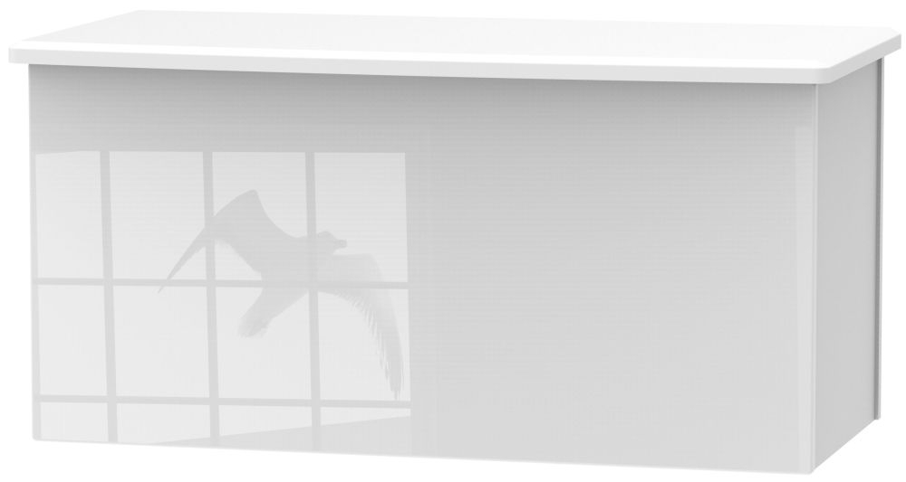Camden Blanket Box - White Gloss