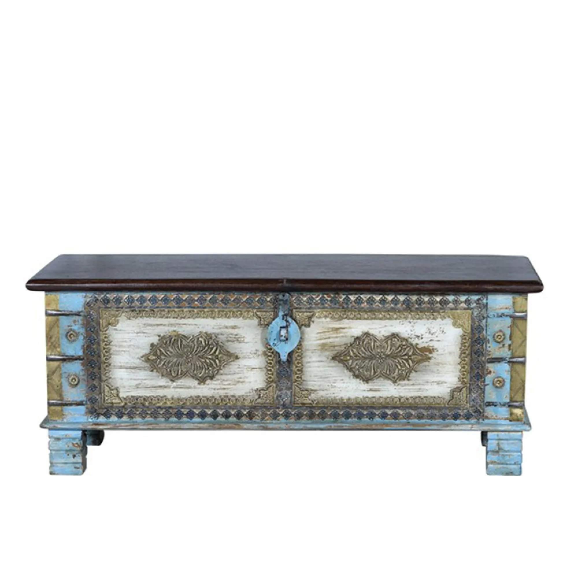 Pamhagen Storage Trunk - Mango Wood