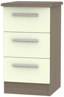 Cream Front and Toronto Walnut Base Unit