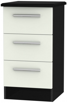 Kaschmir Matt Front and Black Base Unit