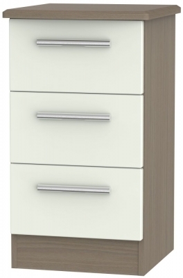 Kaschmir Matt Front and Toronto Walnut Base Unit