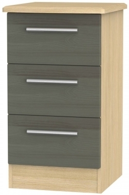 Rustic Slate Front and Light Oak Base Unit