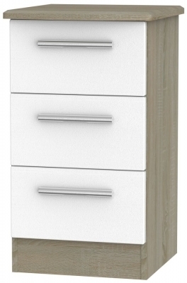 Rustic White Front and Darkolino Base Unit