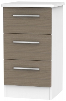 Toronto Walnut Front and White Base Unit