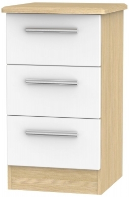 White Front and Light Oak Base Unit