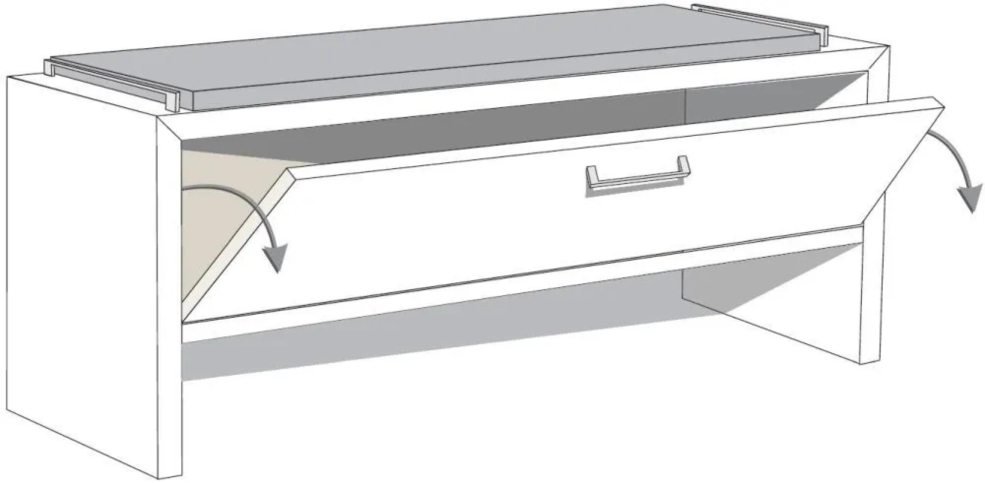 Tokio Bedroom Dressing Bench - Variation Available