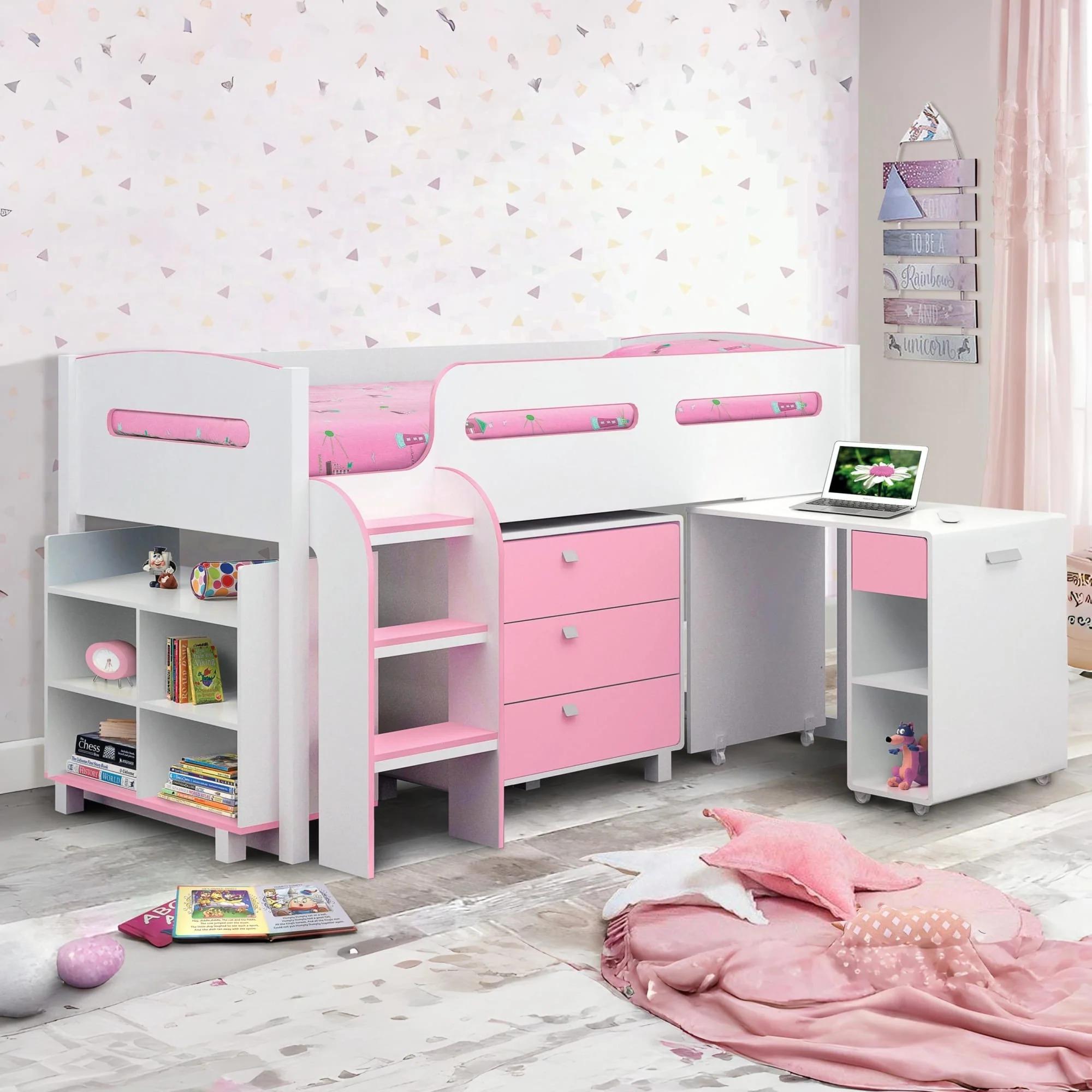 Kimbo Cabin Bed - Pink