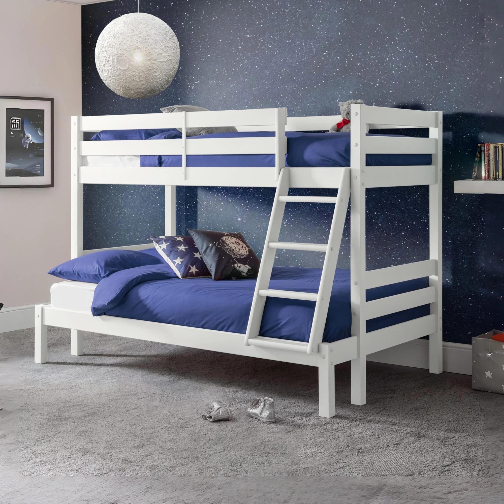 Merlin Triple Sleeper Bunk Bed - White