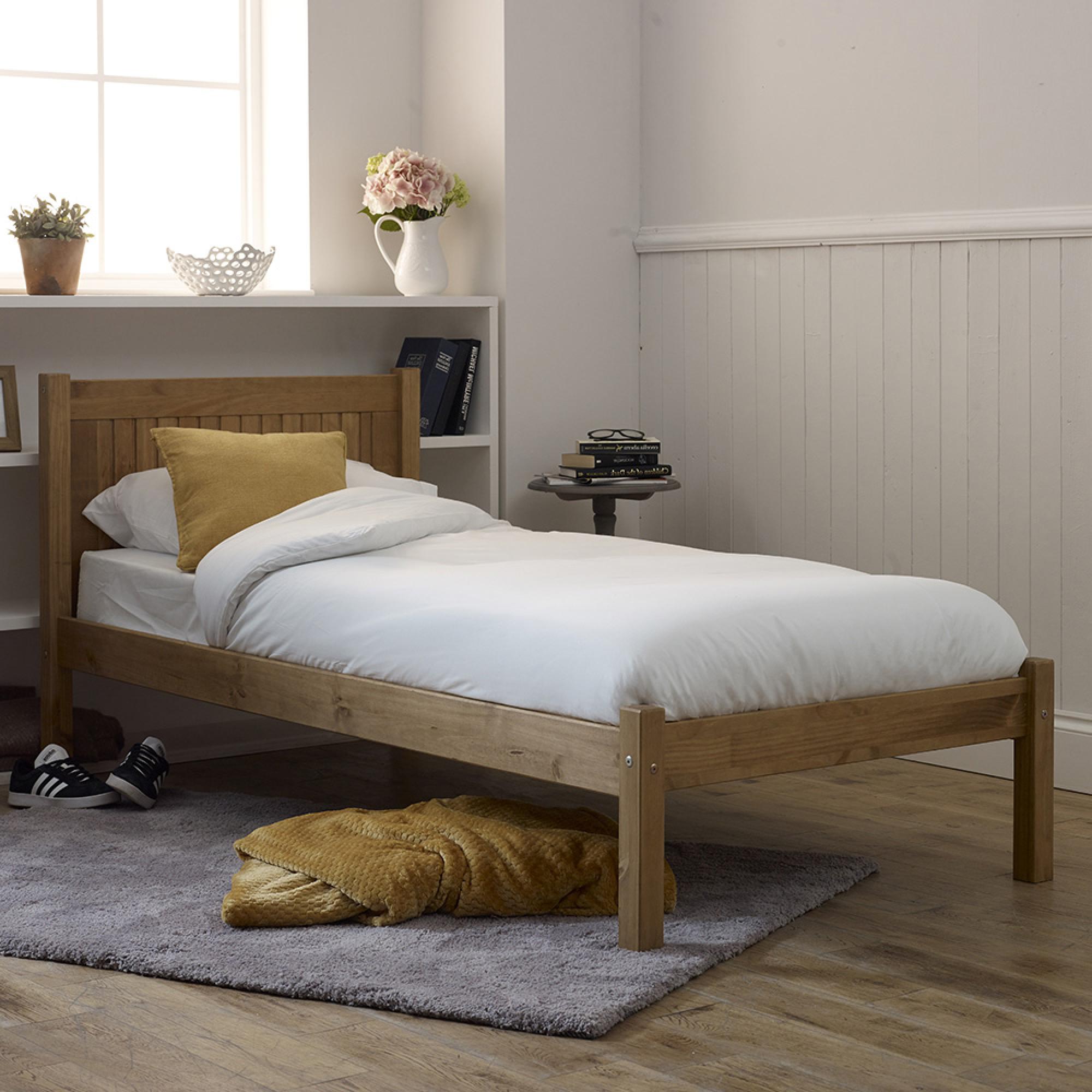 Cape Honeycomb Wooden Bed - Sizes Available