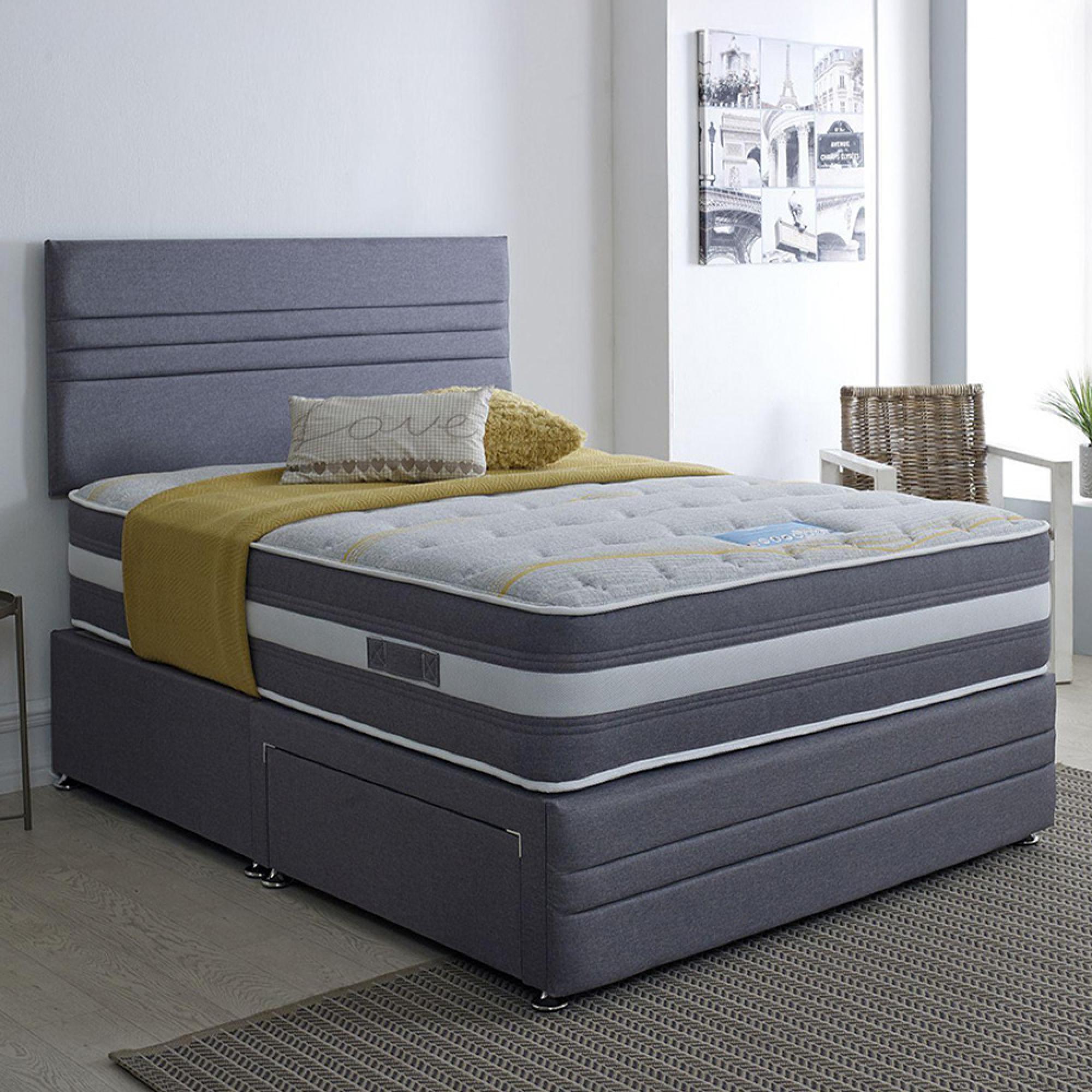 Firm Edge Cloud Lite Splendour Divan Bed - 2500 Platform Top - Sizes Available