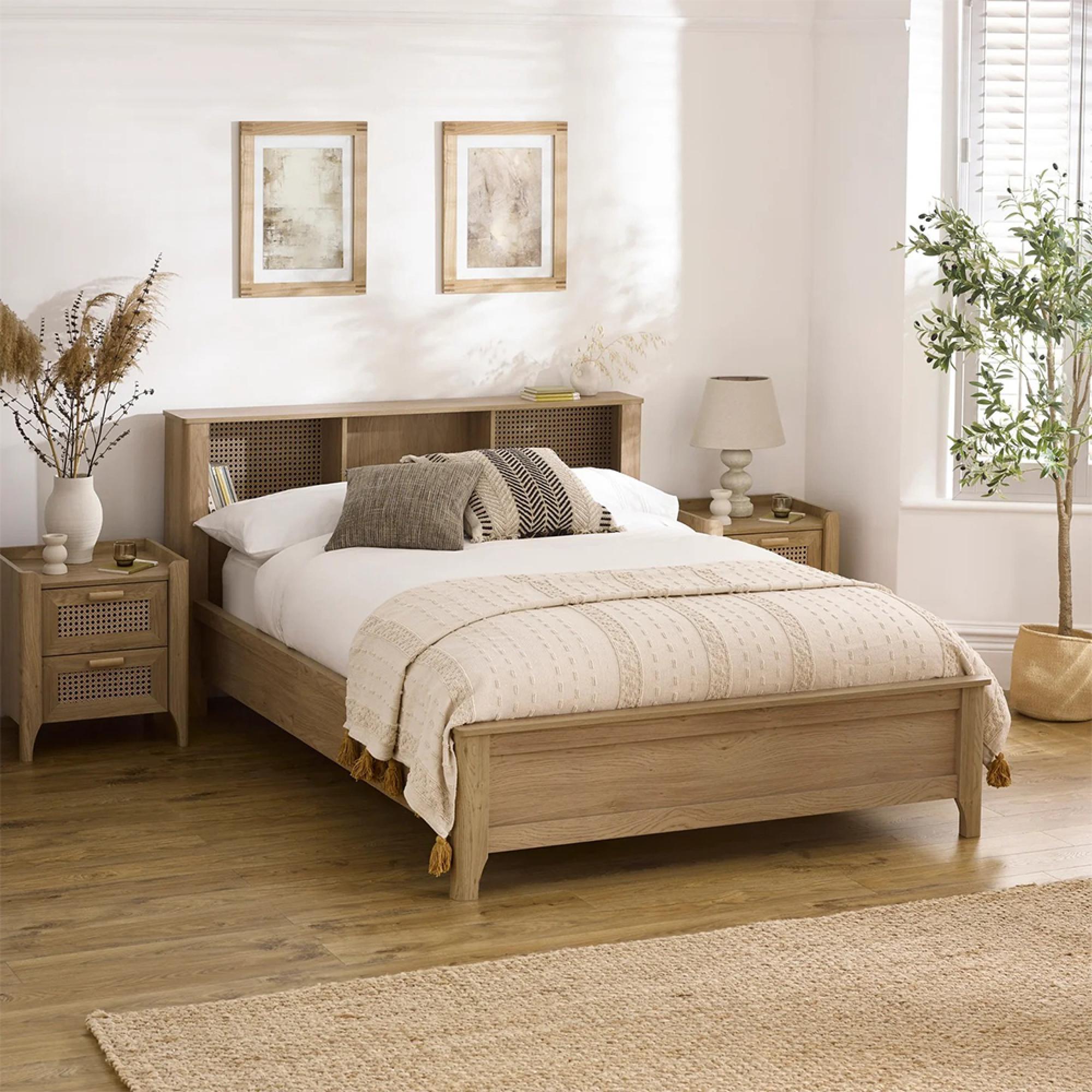 Sydney Bed - Oak - Sizes Available
