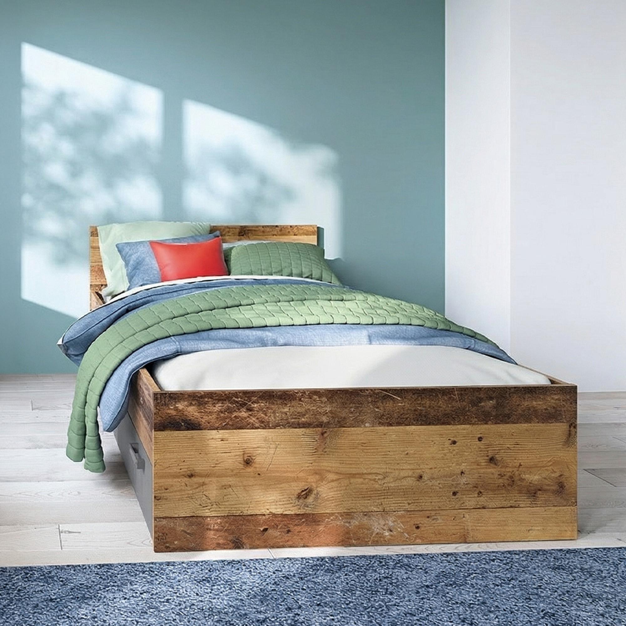 Brooklyn Bed - 3ft Single - Rustic