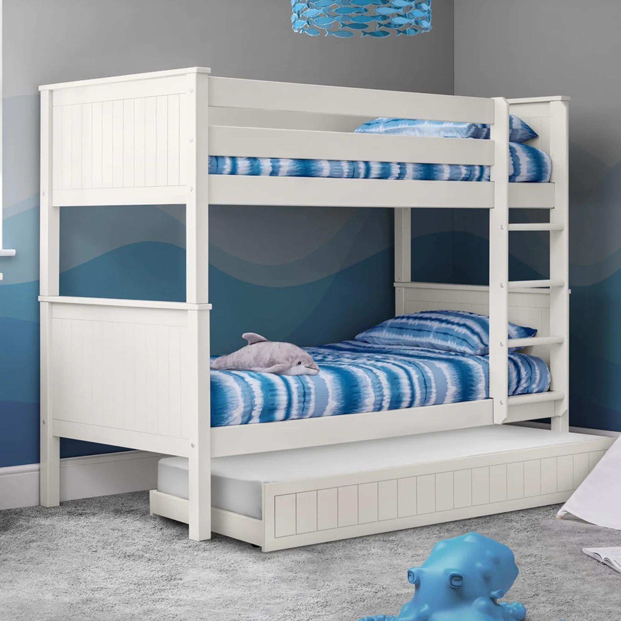 Maine Bunk Bed - Surf White Lacquered - Wood