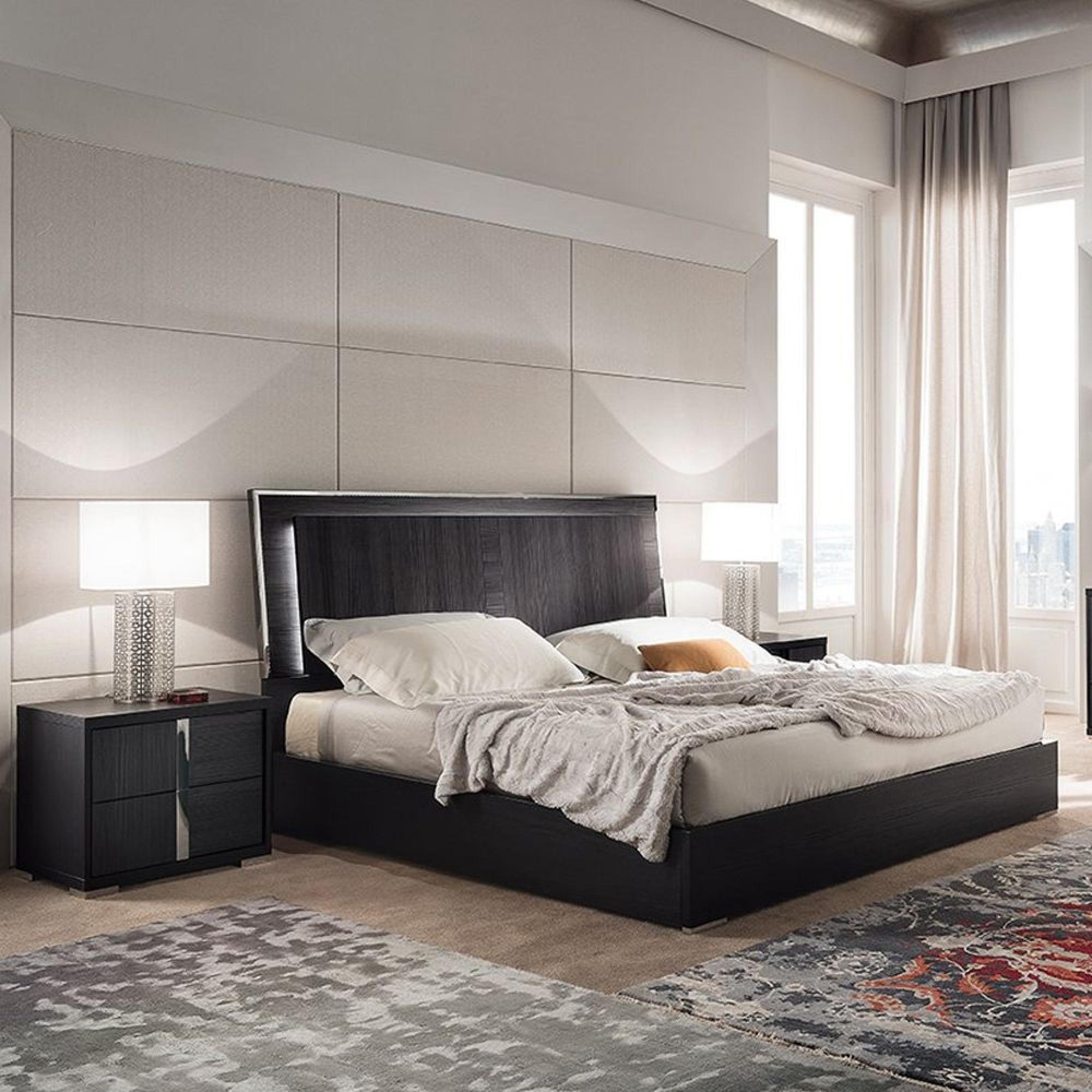 Etna Bed - 5ft King Size - Black Pine Eco Veneer