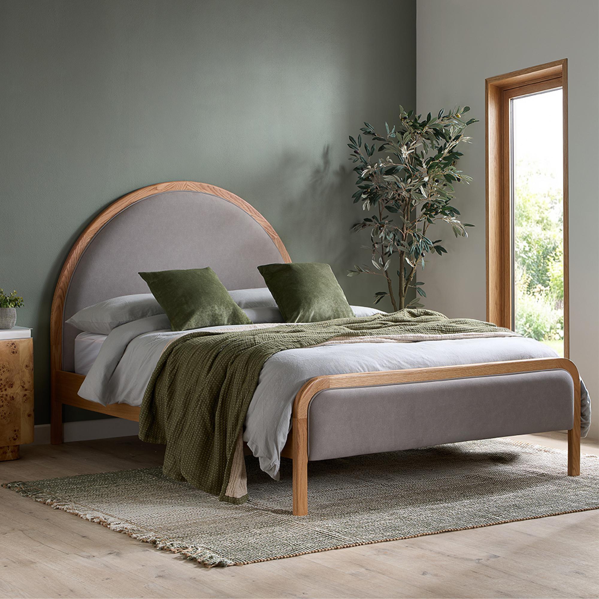 Liana Oak Bed - Sizes Available