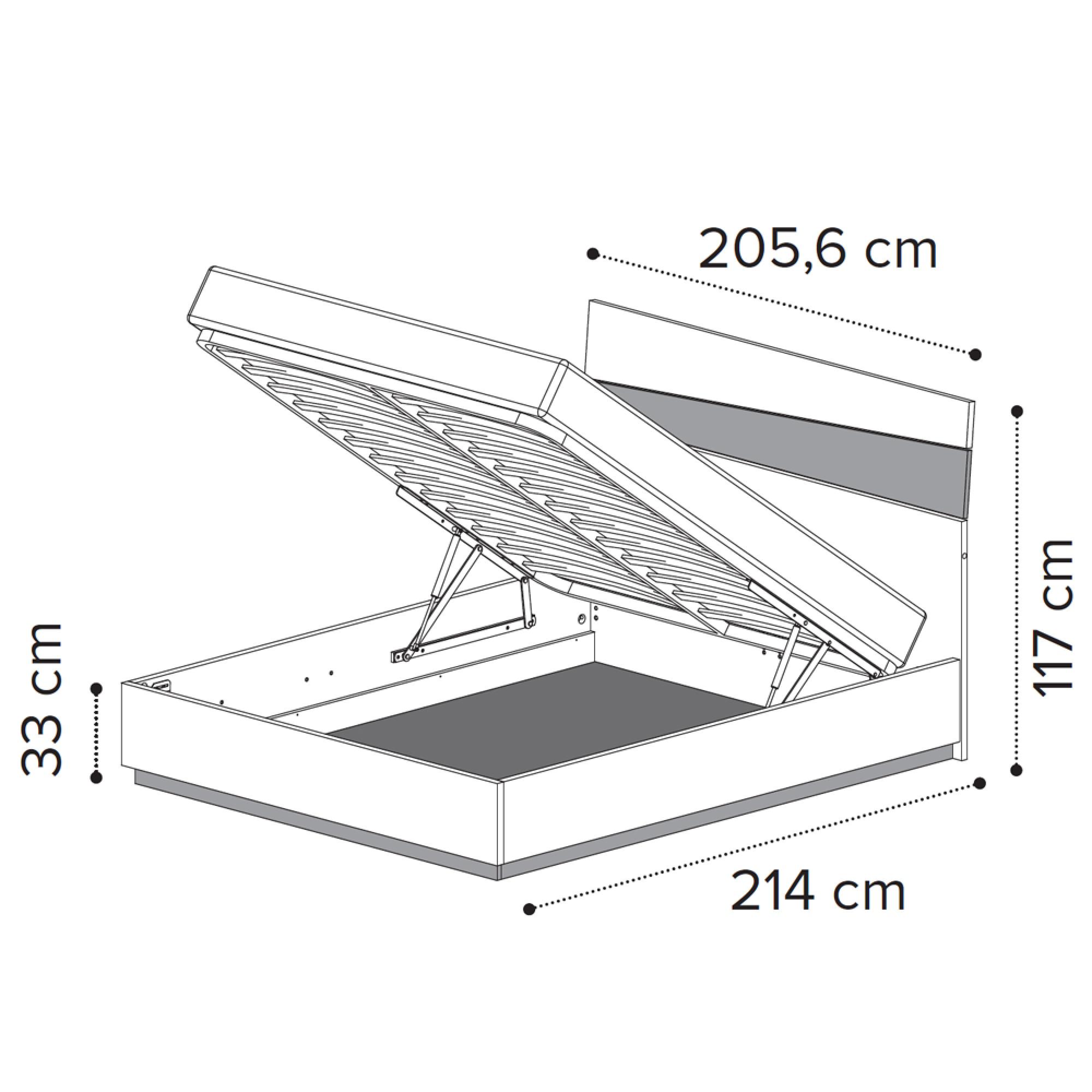 6ft King Size with Storage