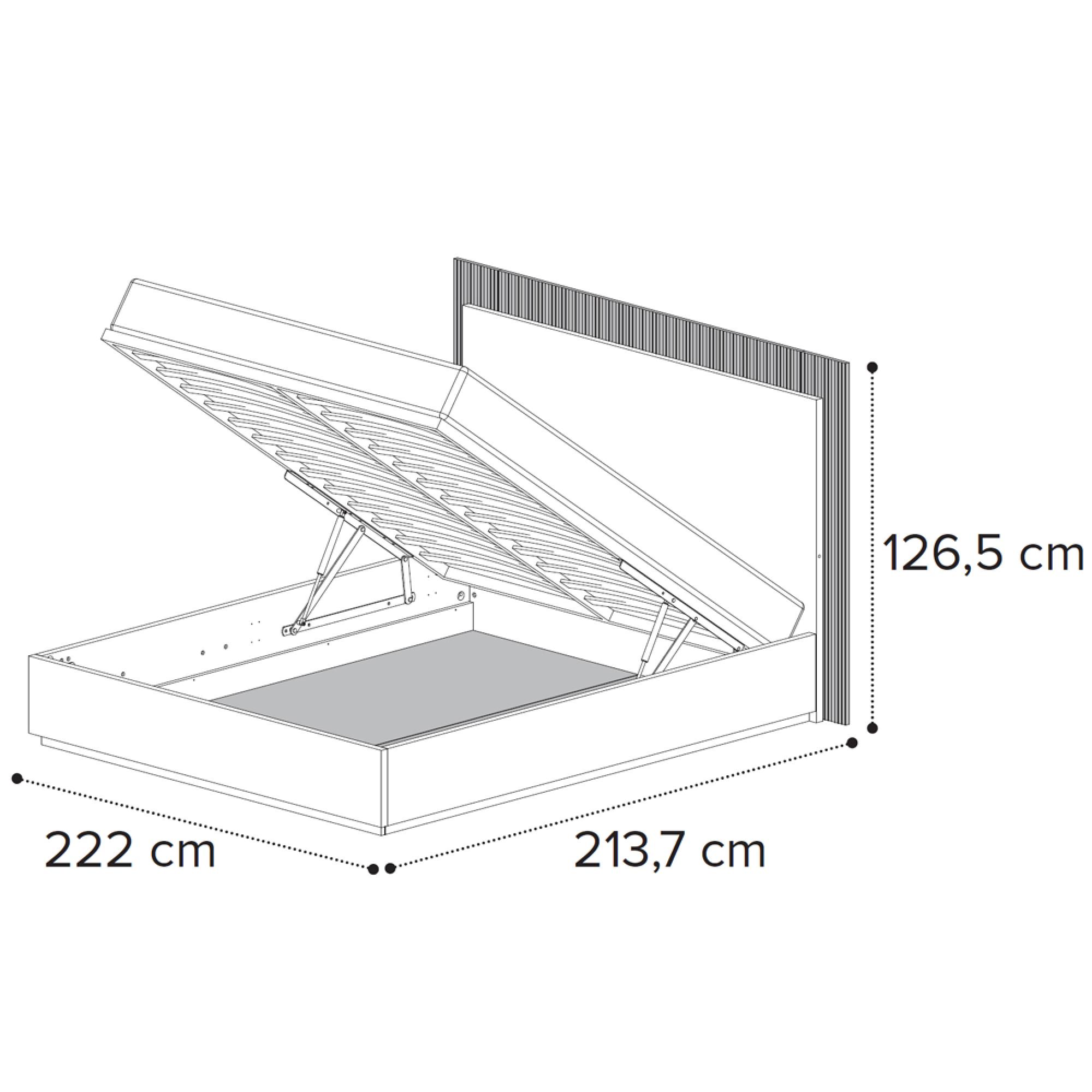6ft Queen Size with Storage