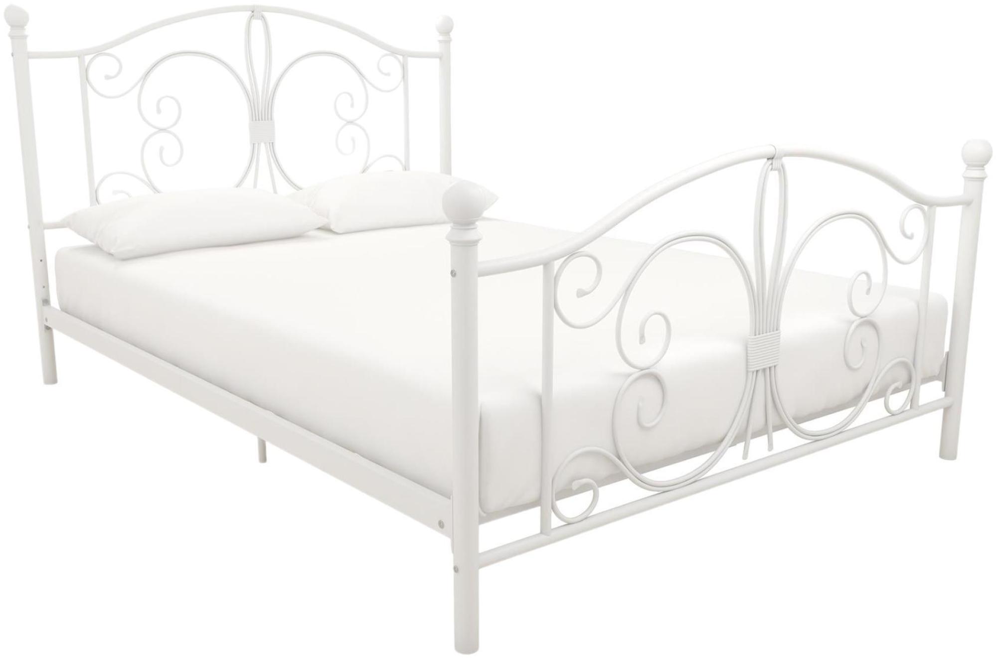 Bombay Metal Bed - White - Sizes Available - 3246198UK