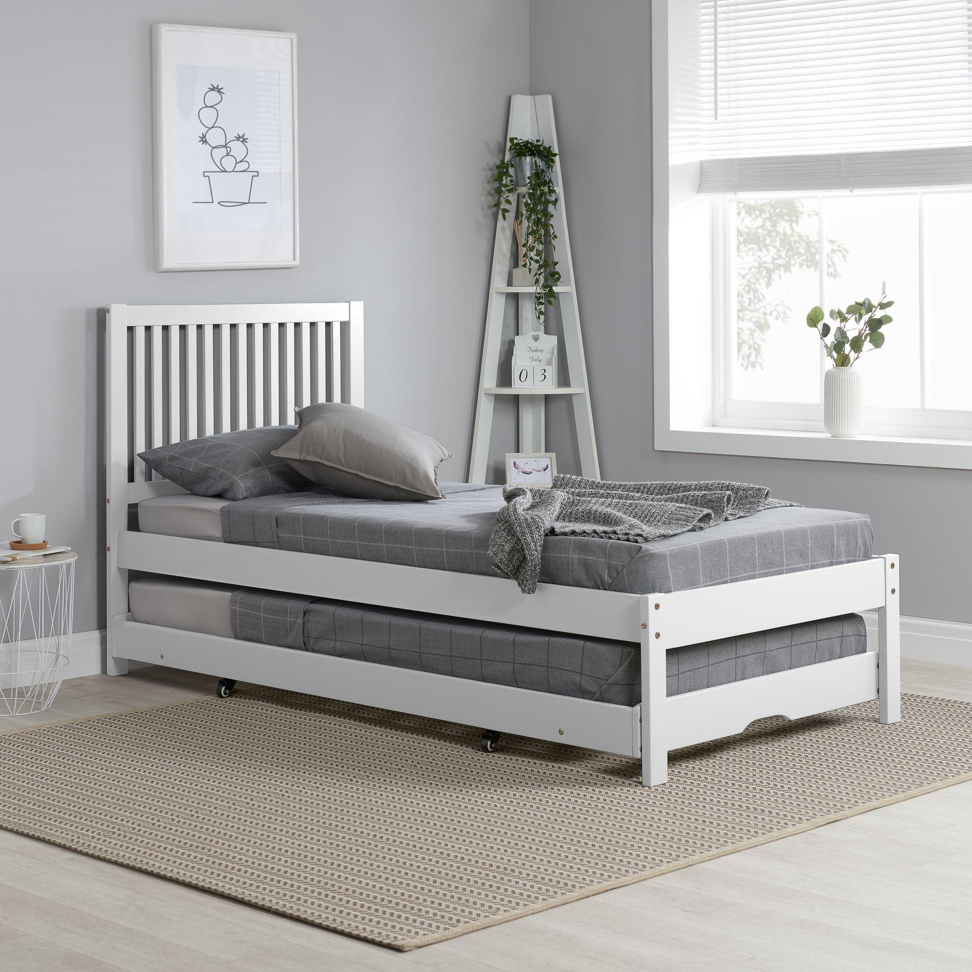 Buxton Trundle Bed - White