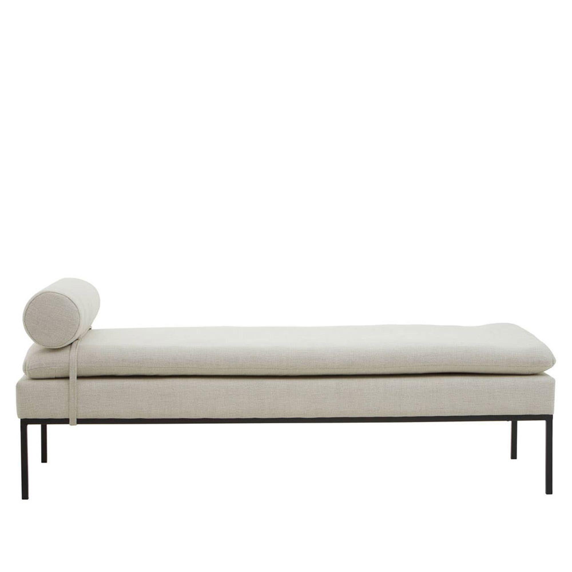 Harley Day Bed - Grey Linen Fabric