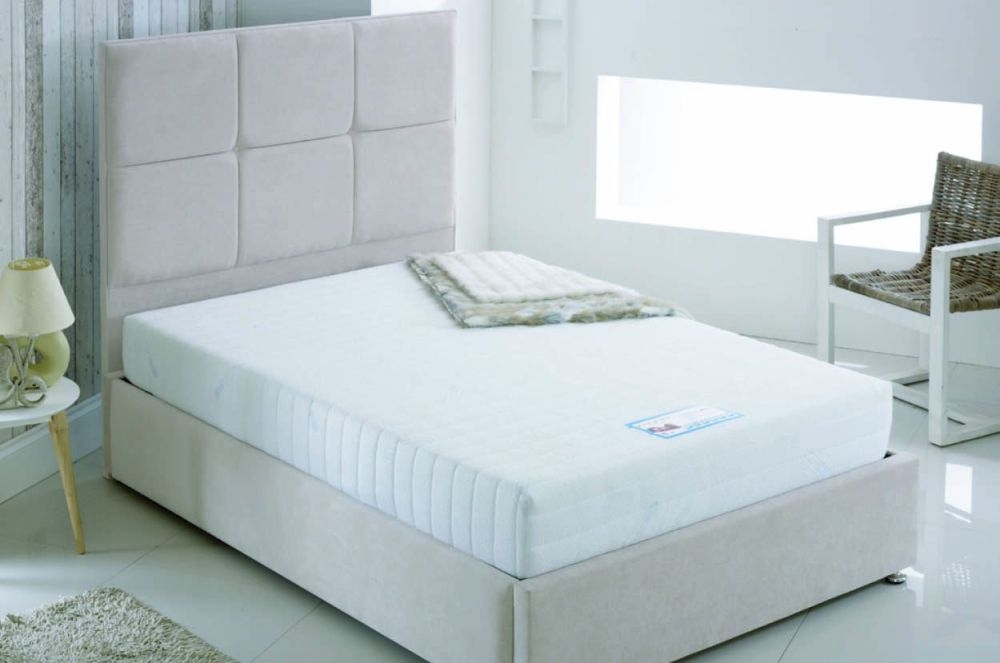 Coolmax Ottoman Divan Bed - 15cm Reflex Visco Memory Foam - Sizes Available