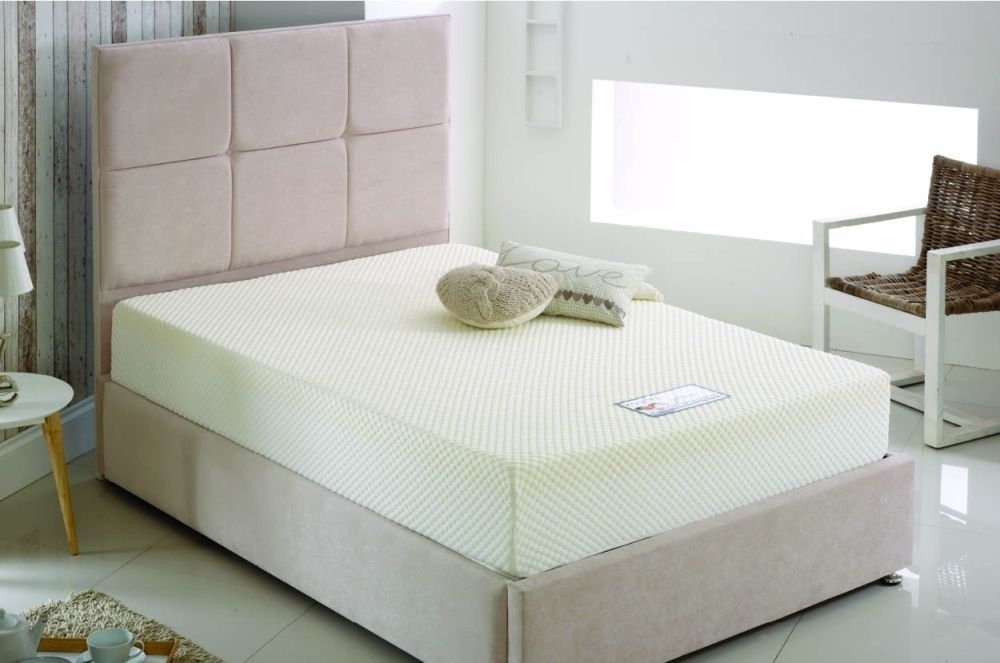 Platinum Divan Bed - 17.5cm Reflex Visco Memory Foam - Sizes Available