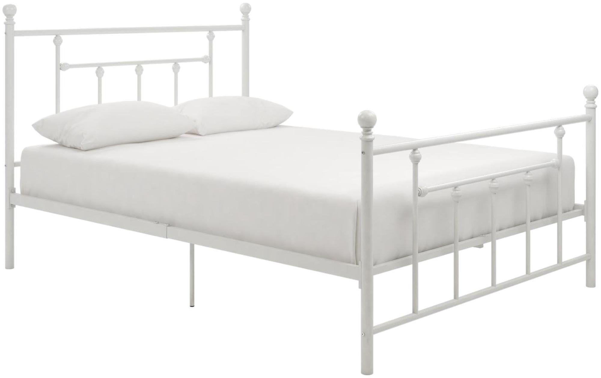 Manila Metal Bed - White - Sizes Available - 3236198UK
